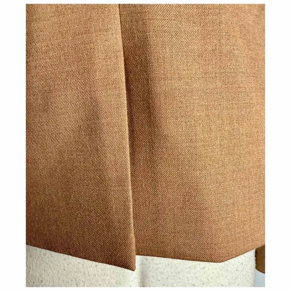 J. Crew Factory Women Sz 6 Camel Wool Blend Schoolboy Blazer Tailored Jacket EUC - Picture 9 of 11
